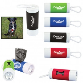 Product: PET WASTE DISPOSAL BAG DISPENSER WITH FLASHLIGHT