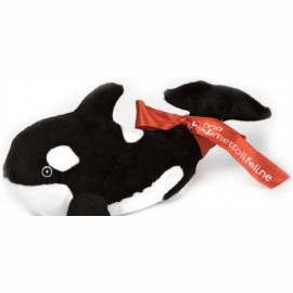 Product: 8" Orca Whale Beanie Stuffed Animal