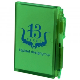 Product: Hard Cover Note Pad With Pen