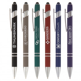 Product: Ellipse Softy w/Stylus - Laser Engraved - Metal Pen