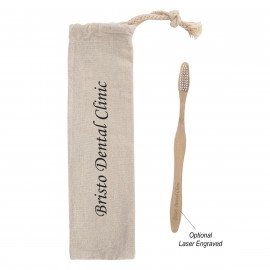 Product: BAMBOO TOOTHBRUSH IN COTTON POUCH