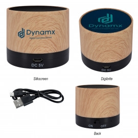 Product: ALLEGRO WOOD GRAIN WIRELESS SPEAKER