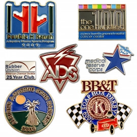 Product: Lapel Pin - Die Struck Brass Hard Enamel (1")