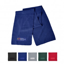 Product: ACRYLIC KNIT SCARF WITH PATCH