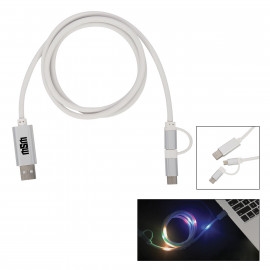 Product: 3-IN-1 3 FT. DISCO TECH LIGHT UP CHARGING CABLE