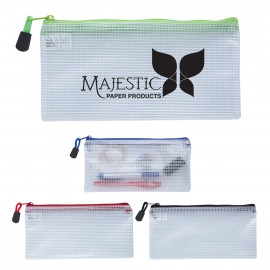 Product: Clear Zippered Pencil Pouch