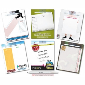 Product: Memo Board - 8.5x11 Extra-Thick Laminated - 24 pt.