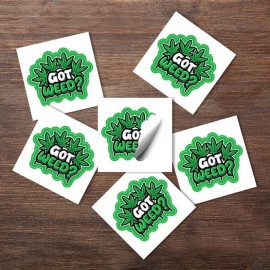 Product: 2" x 2" Kiss Cut Stickers
