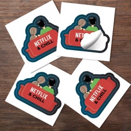Product: 3" x 3" Kiss Cut Stickers