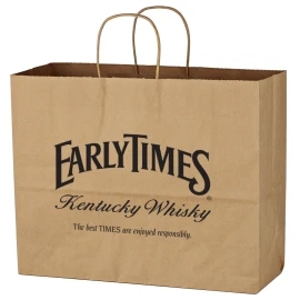Product: Oatmeal Shopper Bags- 16" W x 12 ½" H x 6" D