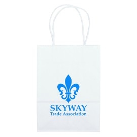 Product: White Kraft Pup - 6W x 3¼ x 8¼H