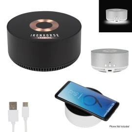 Product: 15W Glass Top Wireless Charger & Speaker