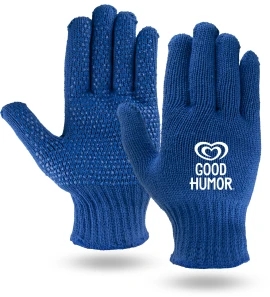 Product: Royal Blue Knit Freezer Gloves