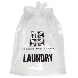 Product: Poly Draw Bag - 9½W x 12H