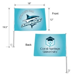Product: DisplaySplash Car Flag - Double Sided