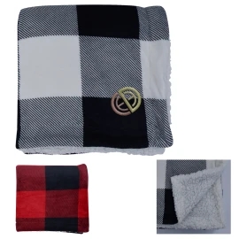 Product: Buffalo Plaid Sherpa Blanket