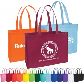 Product: Promotional Trade Show Tote Bags 16"W x 12"H x 6"D