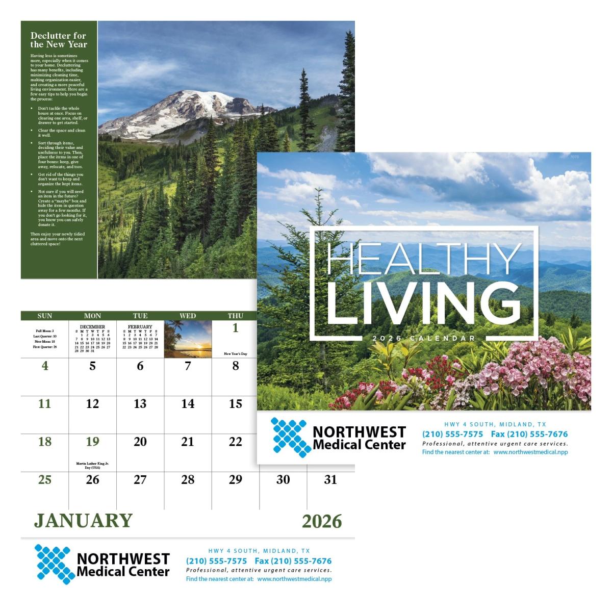 Healthy Living Calendar