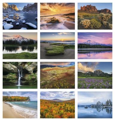 Landscapes of America Calendar