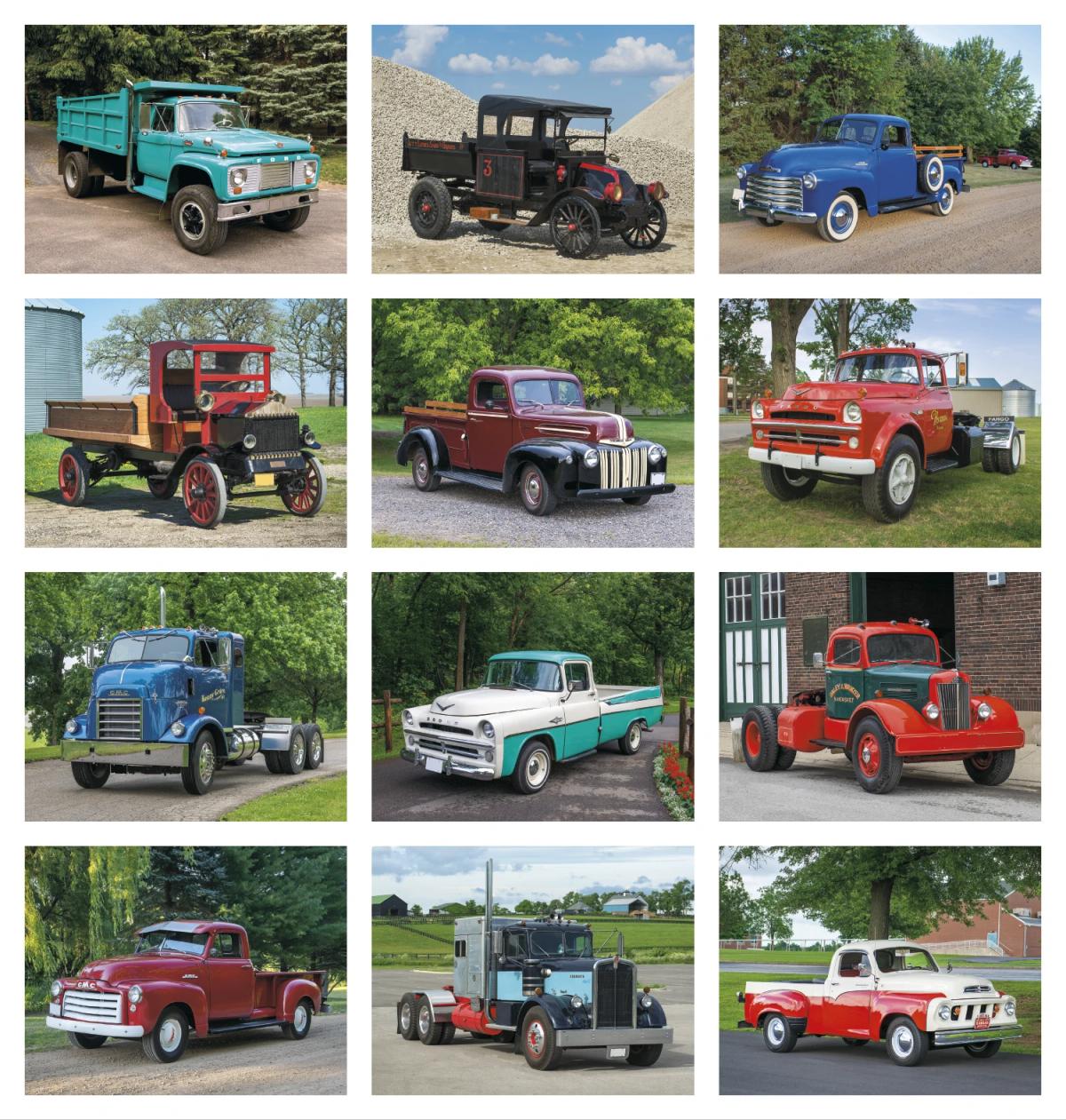 Treasured Trucks Calendar, Stapled