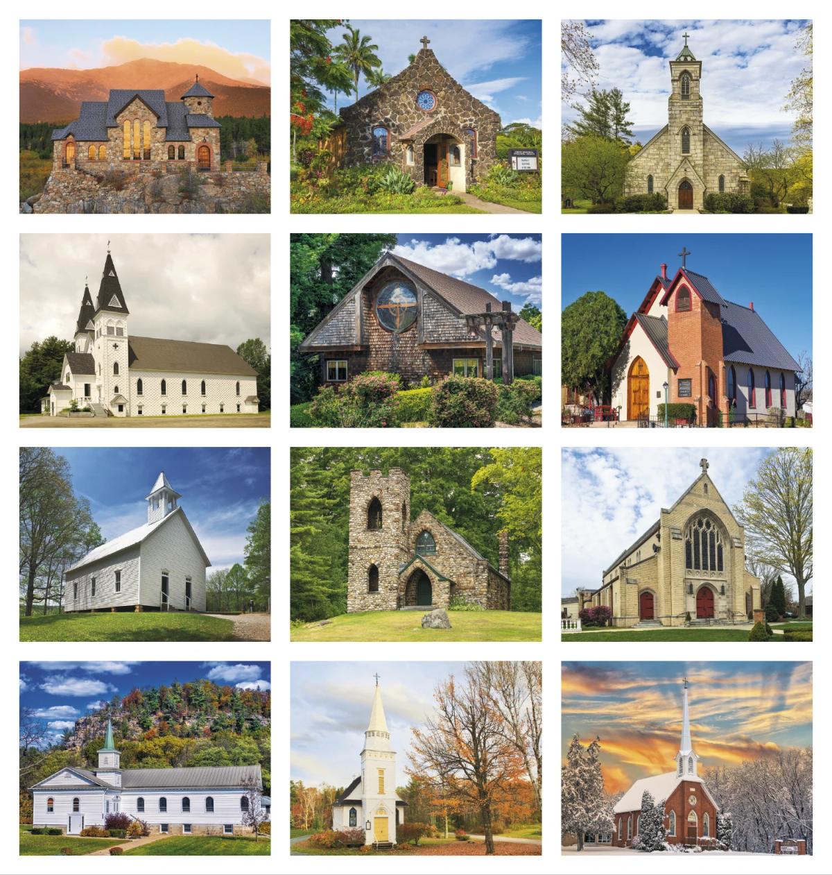 Scenic Churches Calendar