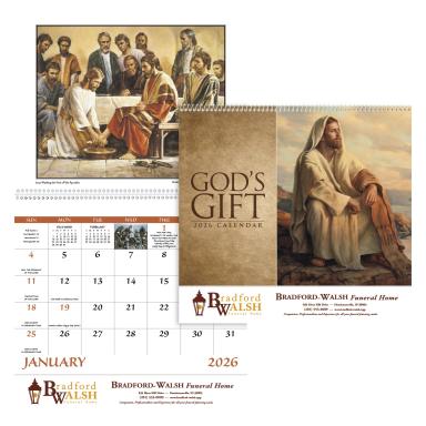 God's Gift Calendar - Spiral Only