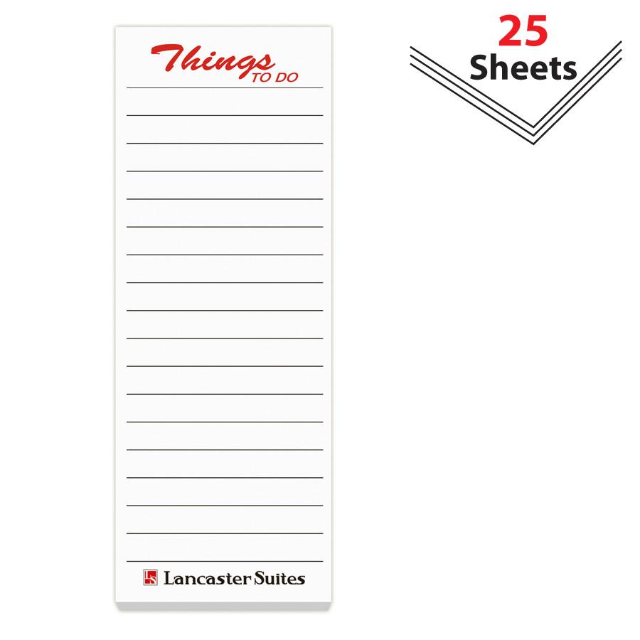 Souvenir® Sticky Notes 3 x 8 pad 25 sheet count
