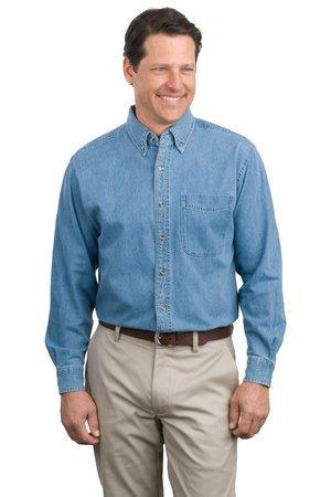 Port Authority® Long Sleeve Denim Shirt