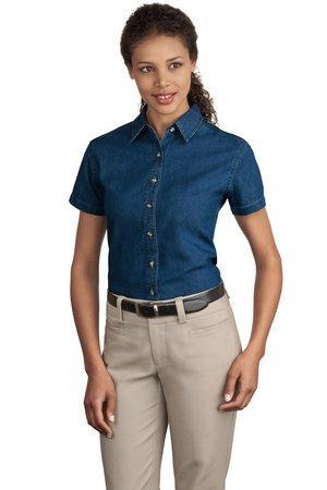 Port & Company® - Ladies Short Sleeve Value Denim Shirt