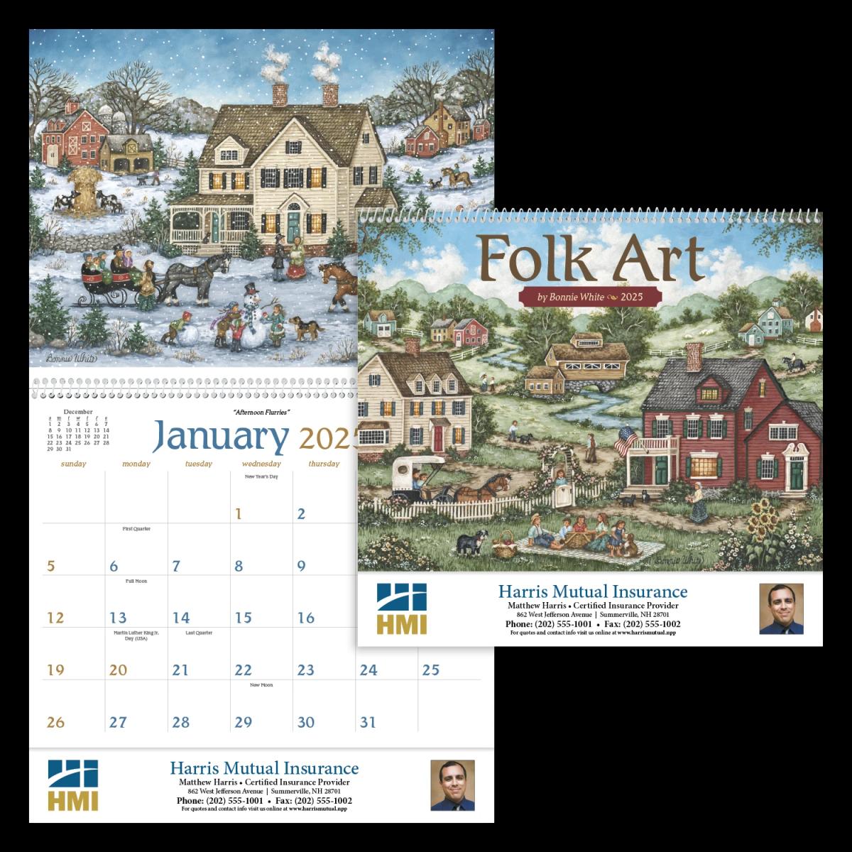 Folk Art Calendar