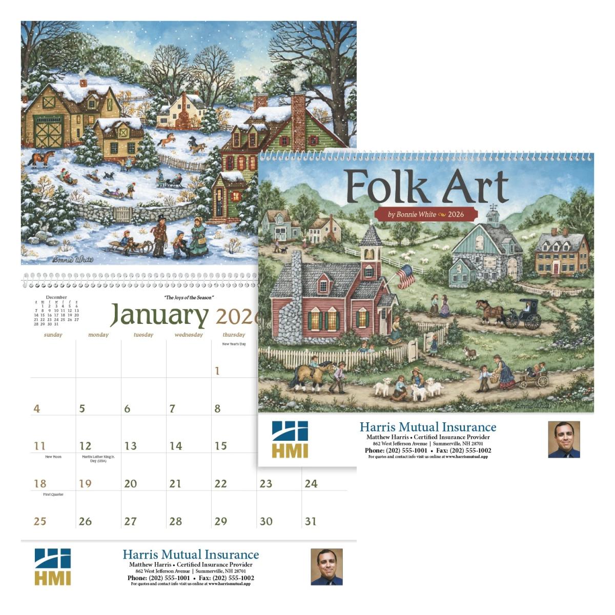 Folk Art Calendar