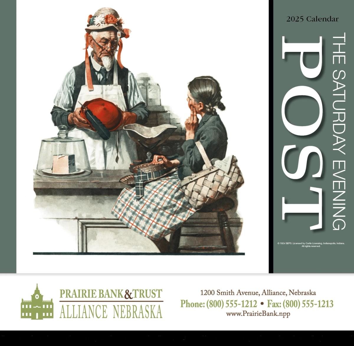 Saturday Evening Post Appointment Calendar