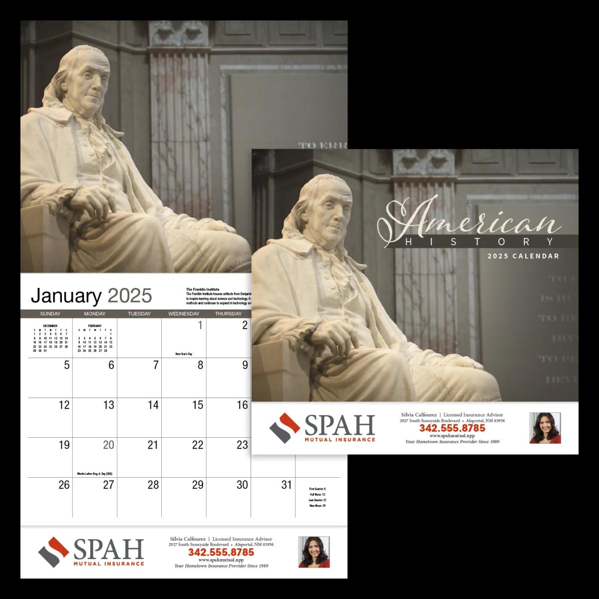 American History Appointment Calendar