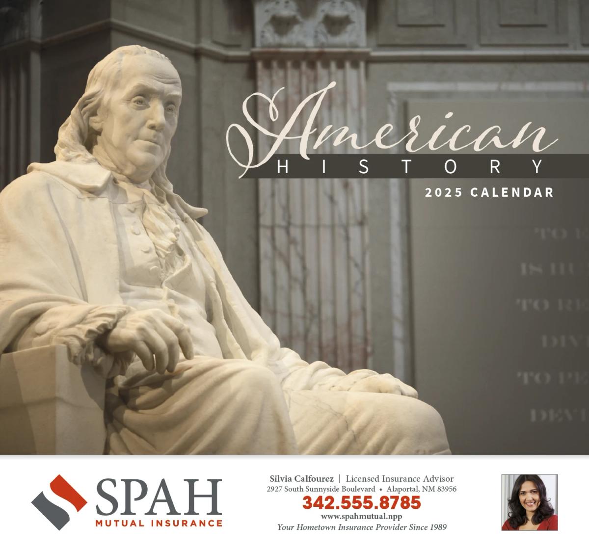 American History Appointment Calendar