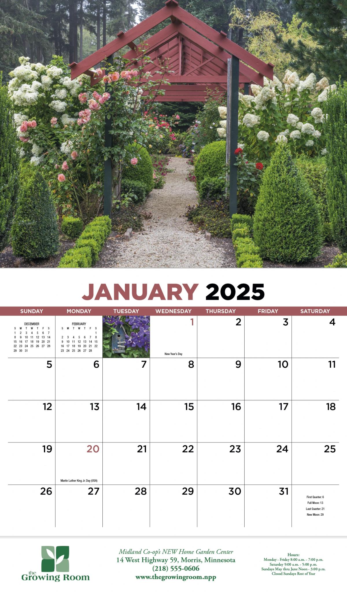 Gardens Appointment Calendar