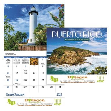Puerto Rico Calendar - Stapled
