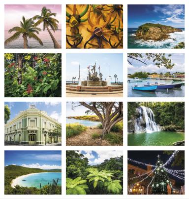 Puerto Rico Calendar - Stapled