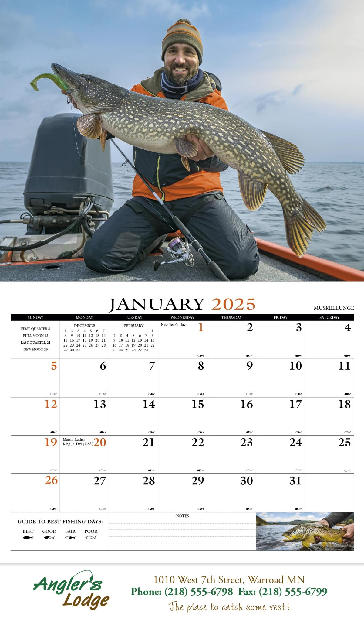 Fishing Guide (Monthly Fishing Activity Forecast)