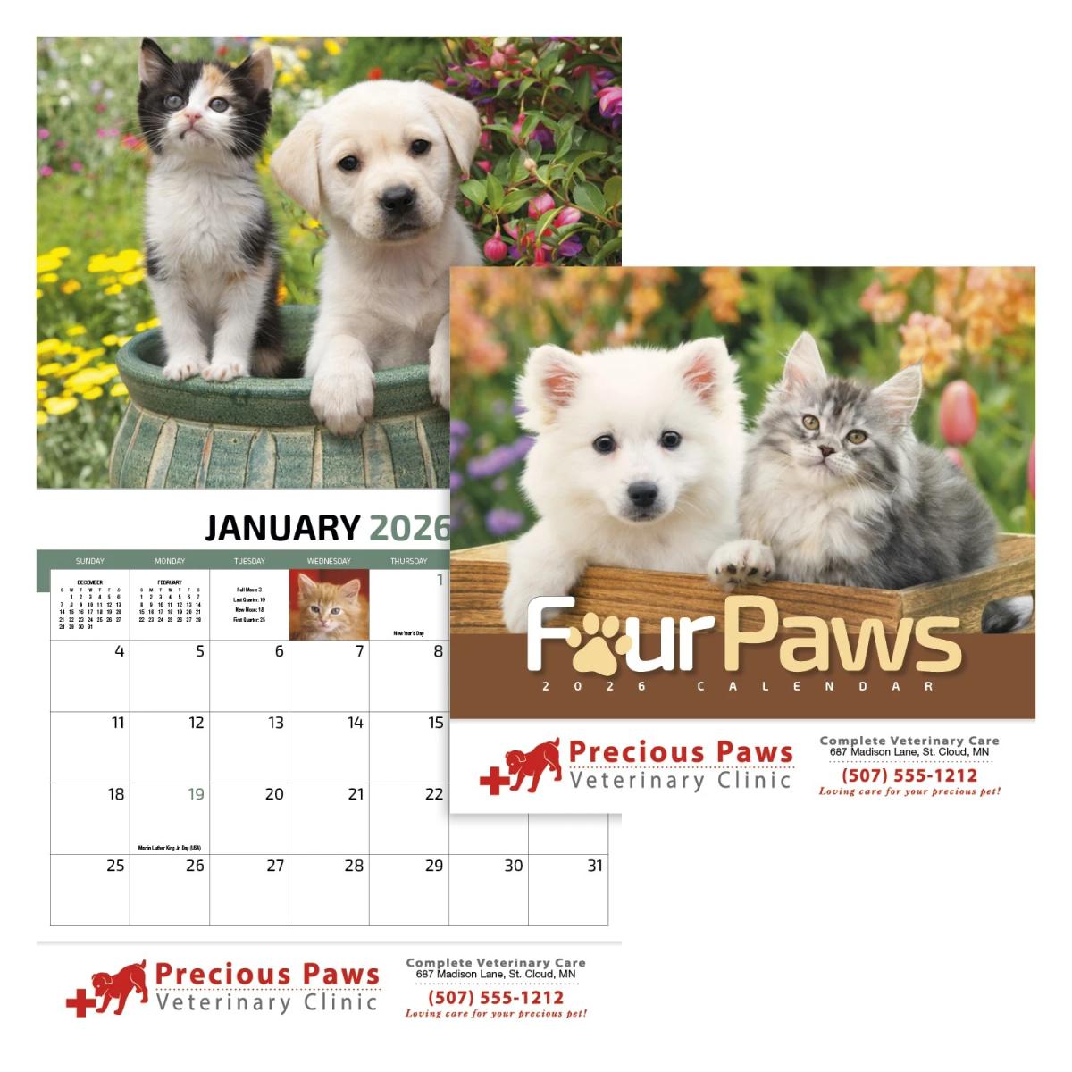 Four Paws Calendar