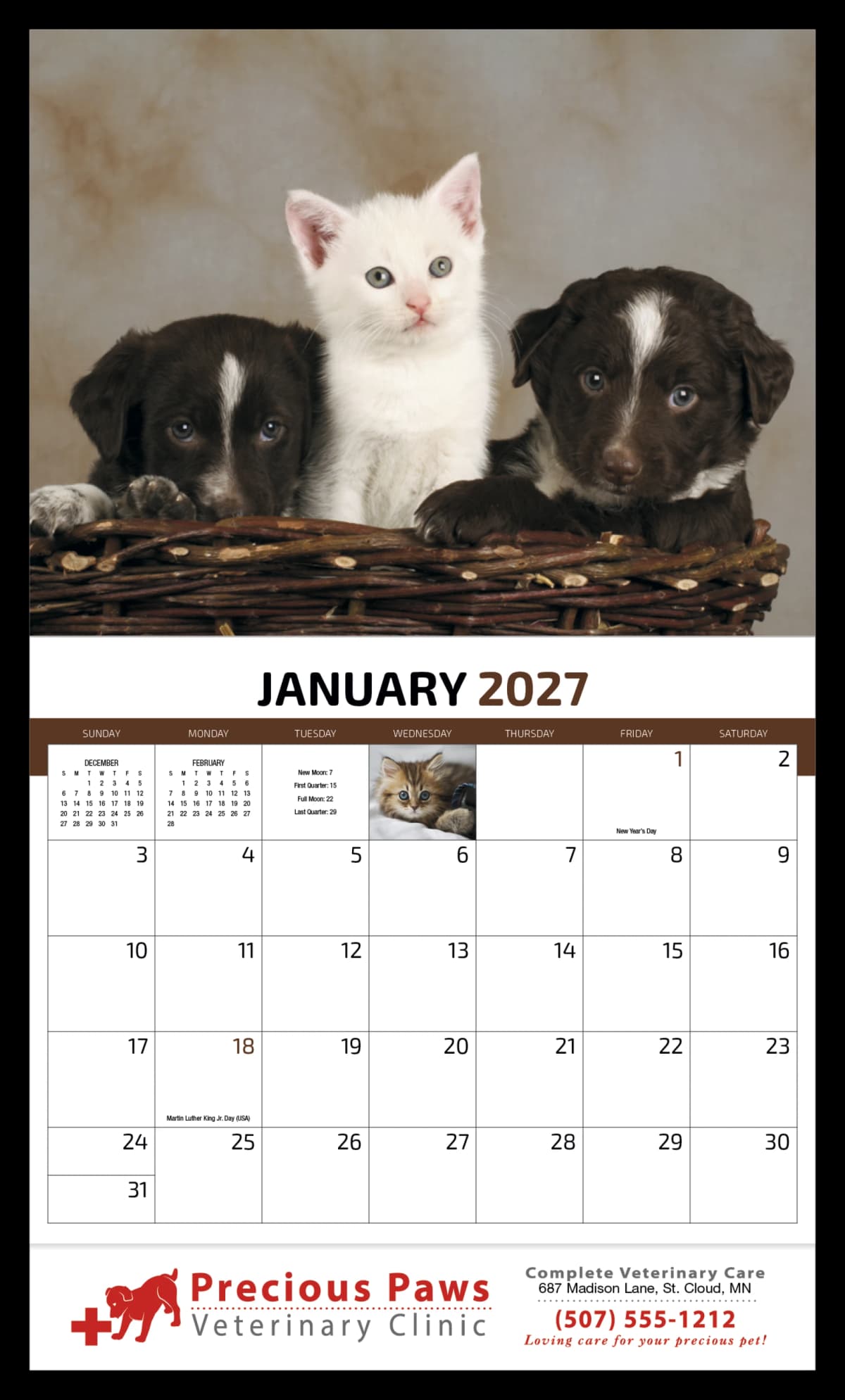 Four Paws Calendar