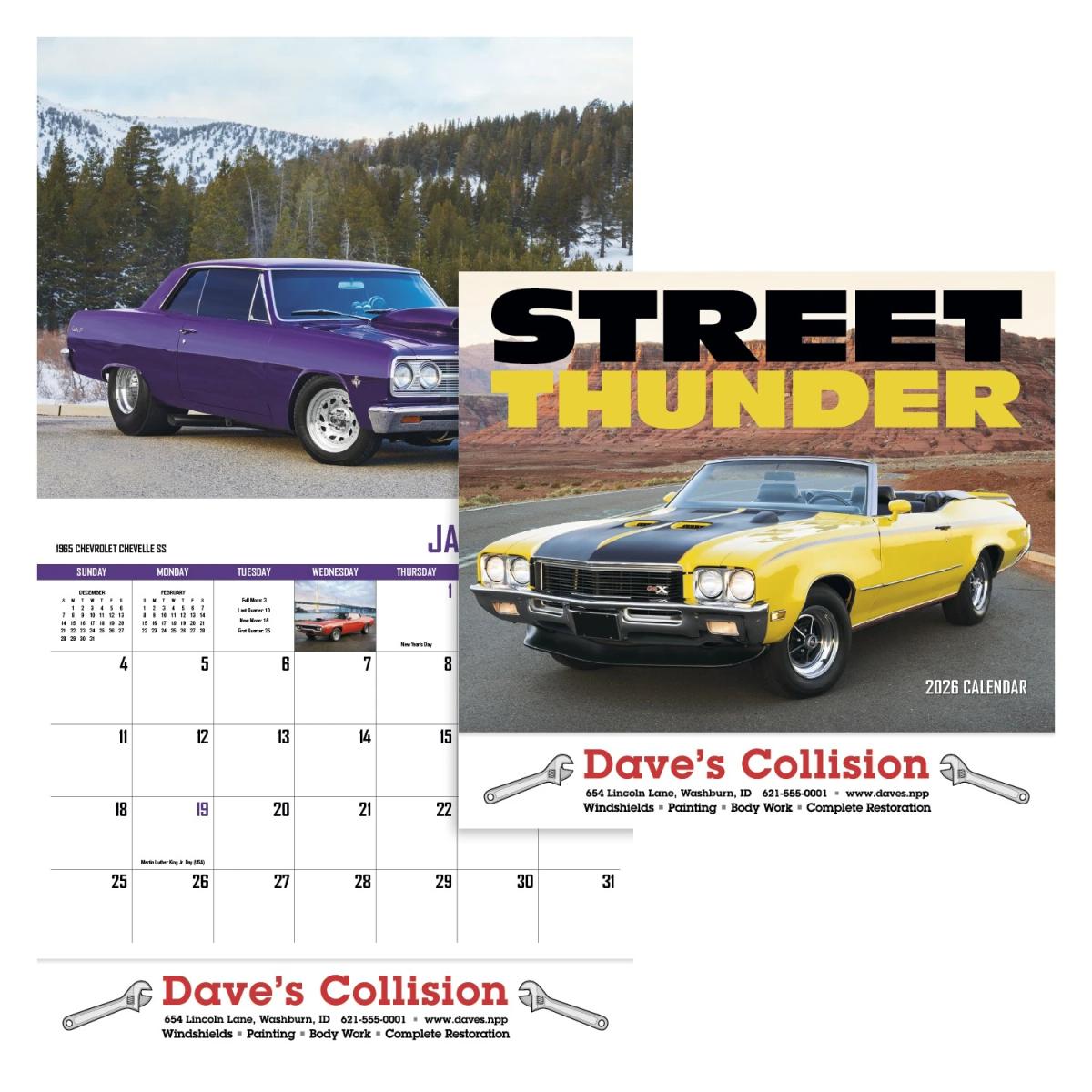 Street Thunder Calendar