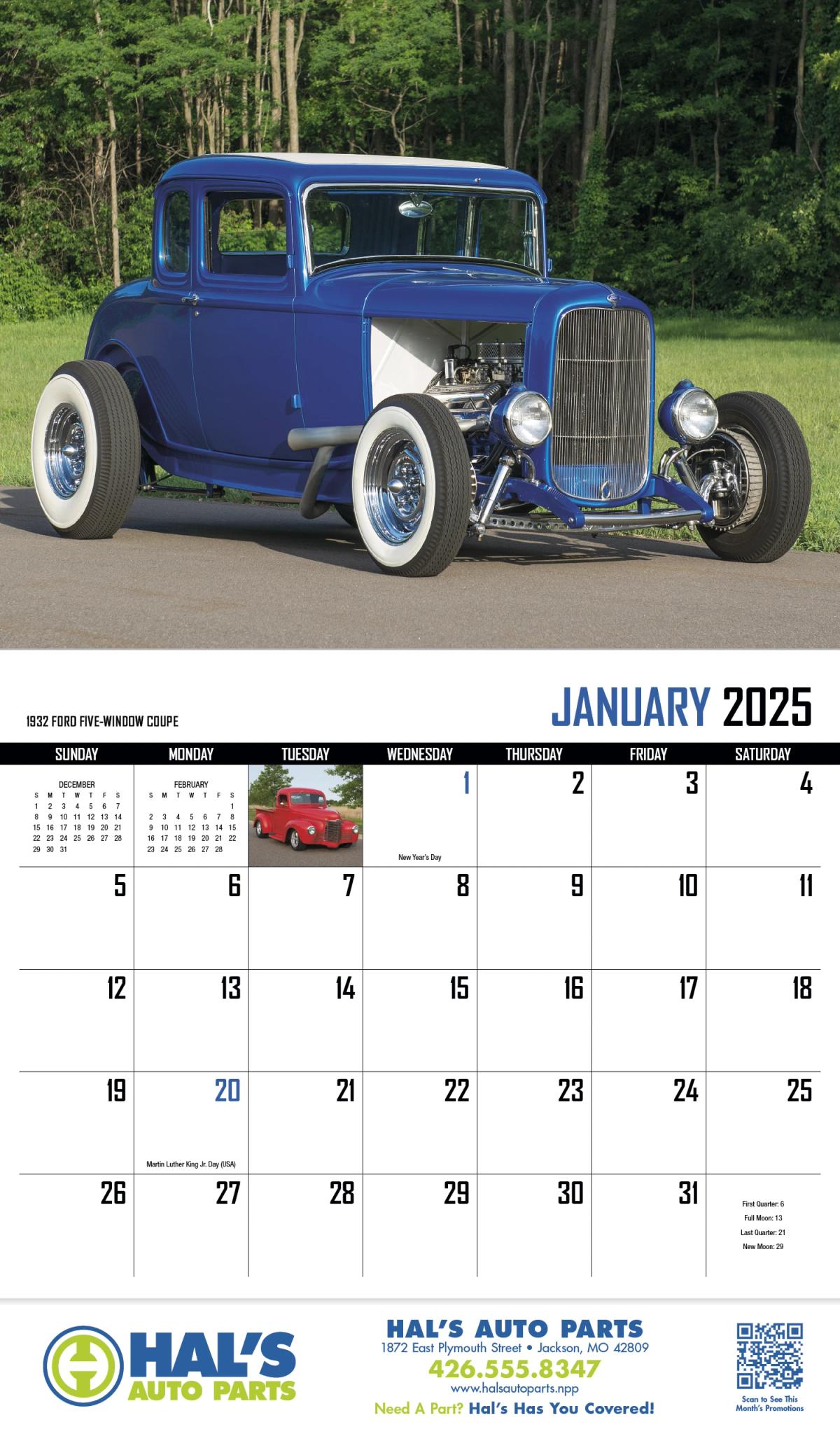 Street Rod Fever Appointment Calendar