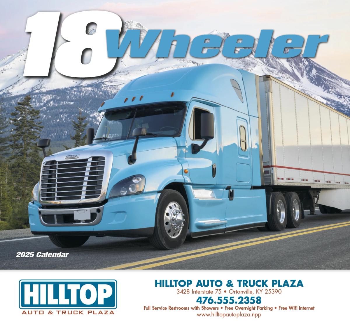 18-Wheeler Wall Appointment Calendar