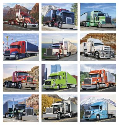 18-Wheeler Wall Appointment Calendar