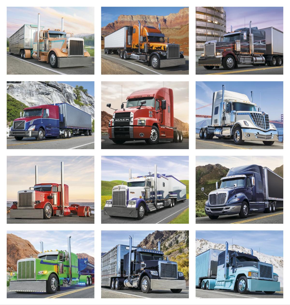 18-Wheeler Wall Appointment Calendar