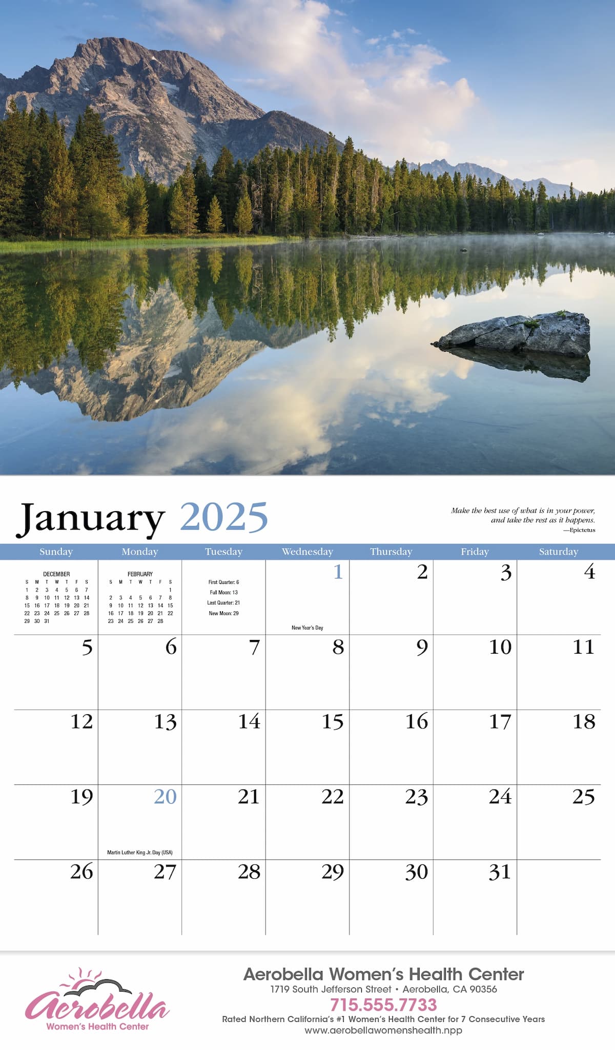 Contemplations Appointment Calendar