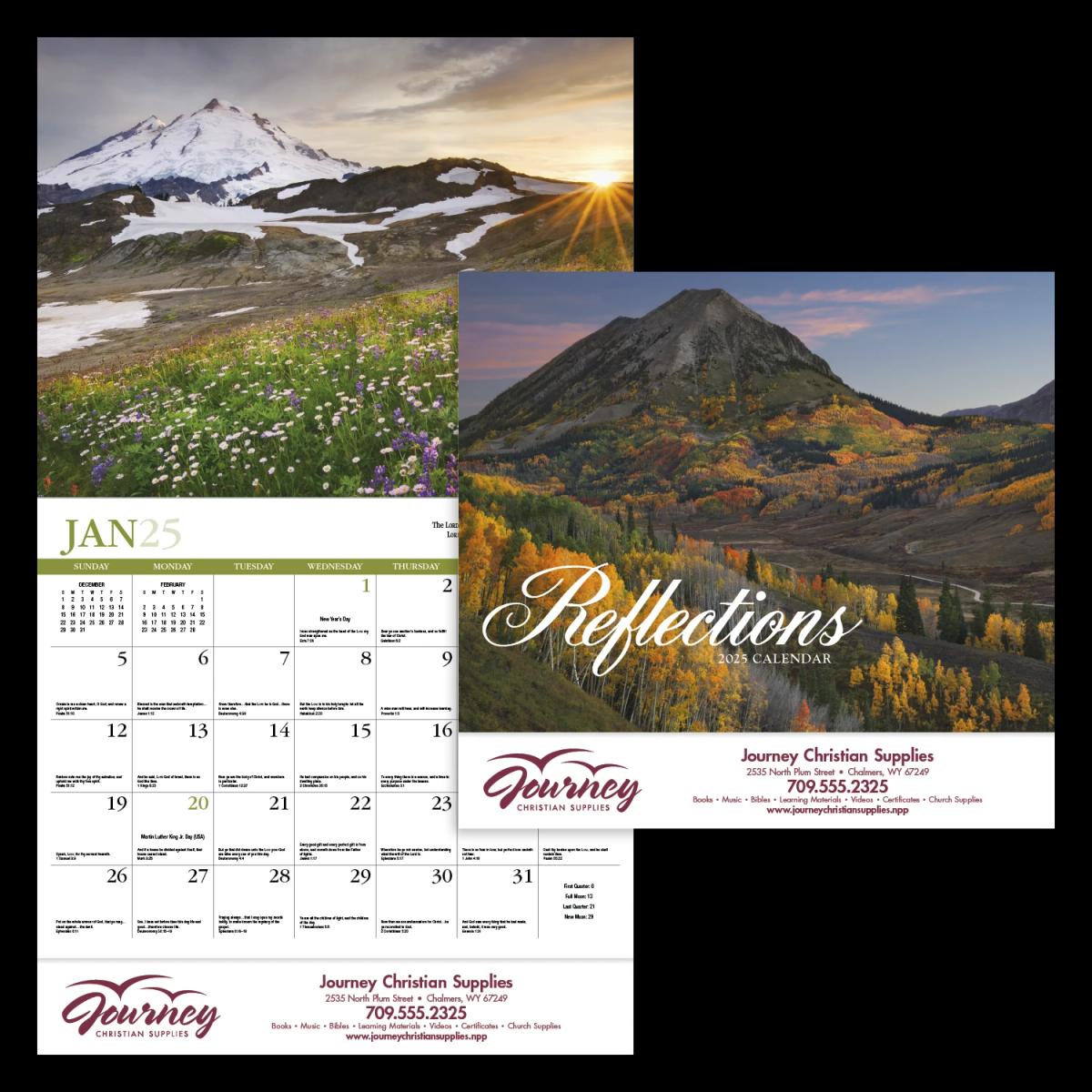 Reflections (Non-Denominational) Appointment Calendar