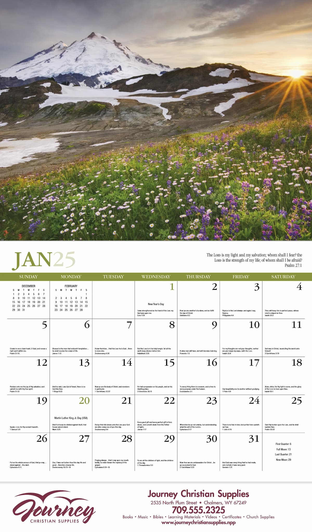 Reflections (Non-Denominational) Appointment Calendar