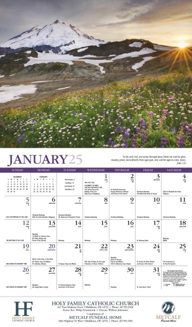 Catholic Reflections Appointment Calendar