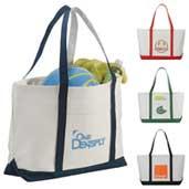 Baltic 18oz Cotton Canvas Zippered Boat Tote
